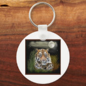 Tiger und Knochen Schlüsselanhänger (Vorderseite)