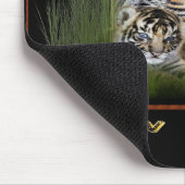 Tiger und Kragenmousepad Mousepad (Ecke)