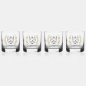 Tiger und Laurels Whiskyglas (Hinten)