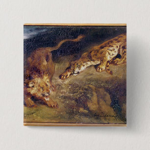 Tiger und Löwe Button