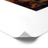 Tiger- und Löwenjagd von Peter Paul Rubens Poster (Ecke)