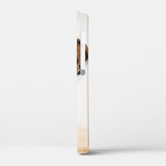 Tiger und Magpie Minhwa unter Pine Tree Case-Mate iPhone Hülle (Rückseite / Links)