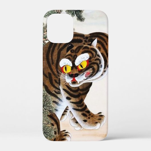Tiger und Magpie Minhwa unter Pine Tree Case-Mate iPhone Hülle (Rückseite)