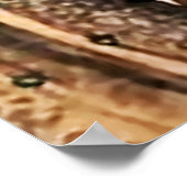 Tiger und Magpie Minhwa unter Pine Tree Poster (Ecke)