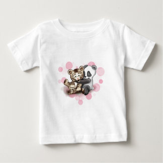Tiger und Panda Baby T-shirt