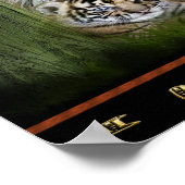 Tiger und Poster (Ecke)