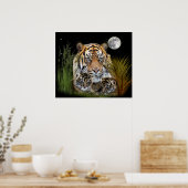 Tiger und Poster (Küche)