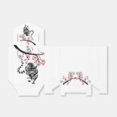 Tiger und Rote Blüten im neuen Jahr in China Geschenkschachtel (Ungefaltet)