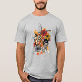 Tiger und Schädel T-Shirt (Vorderseite)