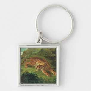 Tiger und Schlange, 1858 Schlüsselanhänger
