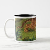 Tiger und Schlange, 1858 Zweifarbige Tasse (Links)