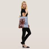 Tiger und Schnee Tasche (Am Model)