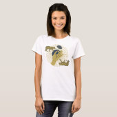 Tiger und Sunburst Boho Graphic T-Shirt (Vorne ganz)
