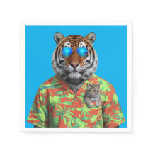 Tiger und Tabby Napkin
