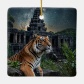 Tiger und Temple Keramikornament (Rückseite)