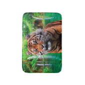 Tiger und Wasserfall Badematte (Vorderseite Vertikal)