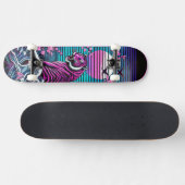 Tiger und Wave Skateboard Deck – Bold Vintage (Horizontal)