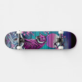 Tiger und Wave Skateboard Deck – Bold Vintage (Horizontal)