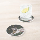 Tiger Untersetzer (Seite)