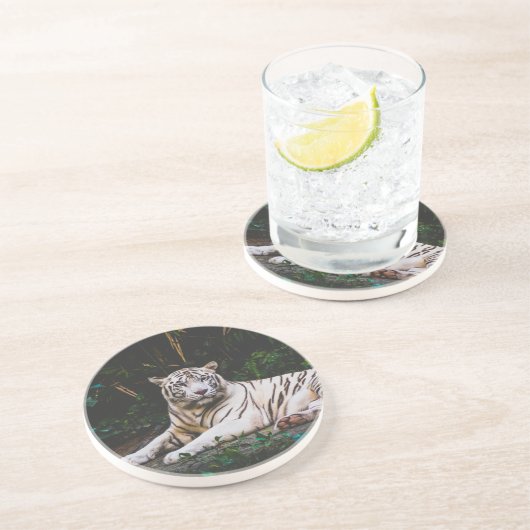 Tiger Untersetzer (Seite)