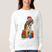 Tiger-Urlaubspulli Sweatshirt (Vorderseite)