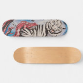 "Tiger v Dragon" von T.S. Tire Skateboard (Horizontal)