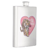 Tiger-Valentinstag Flachmann (Rechts)