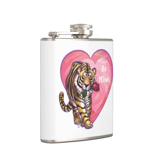 Tiger-Valentinstag Flachmann (Rechts)