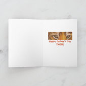 Tiger Vatertagskarte Karte (Innenseite)