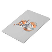 Tiger Vector Malerei Adorable Fun Animal Playing Notizblock (angewinkelt)