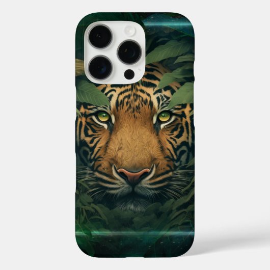 Tiger versteckt im Laub Case-Mate iPhone Hülle (Rückseite)