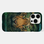Tiger versteckt im Laub Case-Mate iPhone Hülle (Rückseite (Horizontal))