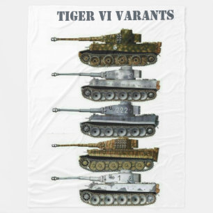 TIGER VI VARIANTS FLEECEDECKE