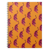 Tiger - Vibrant Pink Notizblock (Vorderseite)
