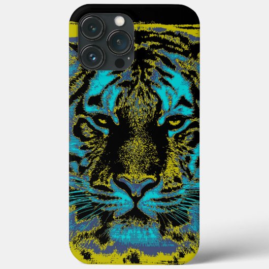 Tiger Vintag Case-Mate iPhone Hülle (Rückseite)