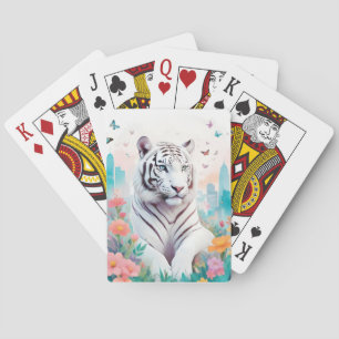Tiger Vintager Tierwald Dschungel Stadt Spielkarten