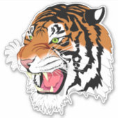 Tiger Vinyl Sticker (Vorderseite)