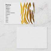 Tiger | visitenkarte (Vorne/Hinten)