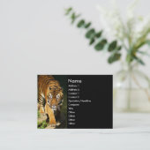 Tiger Visitenkarte (Stehend Vorderseite)