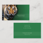 Tiger Visitenkarte (Vorne/Hinten)