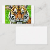 Tiger Visitenkarte (Vorne/Hinten)