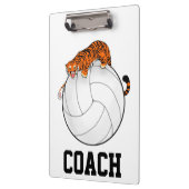 Tiger-Volleyball-Klemmbrett, Trainerklemmbrett Klemmbrett (Links)