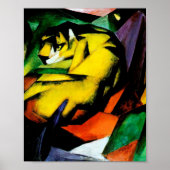 Tiger von Franz Marc Poster (Vorne)