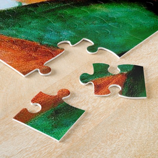 Tiger von Franz Marc Puzzle (Seite)