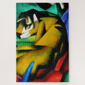 Tiger von Franz Marc Puzzle (Vertikal)