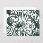 Tiger von Franz Marc, Vintage Ausdruckskunst (Vorne/Hinten)