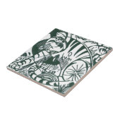 Tiger von Franz Marc, Vintage Ausdruckskunst Fliese (Seite)