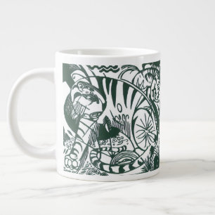 Tiger von Franz Marc, Vintage Ausdruckskunst Jumbo-Tasse