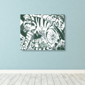 Tiger von Franz Marc, Vintage Ausdruckskunst Leinwanddruck (Insitu (Holzboden))