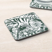 Tiger von Franz Marc, Vintage Ausdruckskunst Untersetzer (Linke Seite)